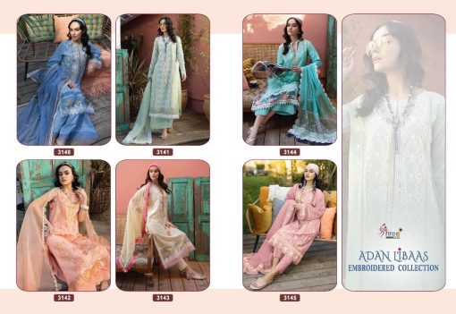 Shree Fabs Adan Libaas Embroidered Collection Cotton Salwar Suit Catalog 6 Pcs 14 510x351 - Shree Fabs Adan Libaas Embroidered Collection Cotton Salwar Suit Catalog 6 Pcs