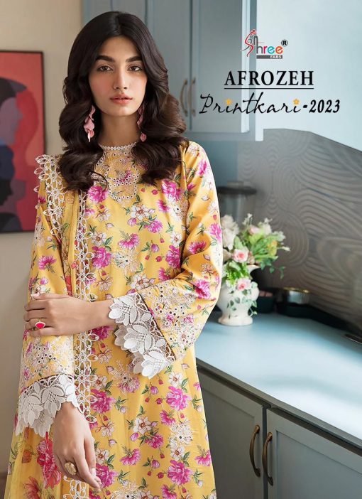 Shree Fabs Afrozeh Printkari 2023 Cotton Chiffon Salwar Suit Catalog 5 Pcs 1 510x702 - Shree Fabs Afrozeh Printkari 2023 Cotton Chiffon Salwar Suit Catalog 5 Pcs