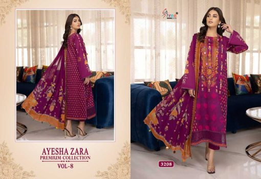 Shree Fabs Ayesha Zara Premium Collection Vol 8 Cotton Chiffon Salwar Suit Catalog 5 Pcs 3 510x351 - Shree Fabs Ayesha Zara Premium Collection Vol 8 Cotton Chiffon Salwar Suit Catalog 5 Pcs