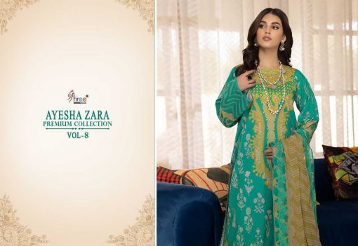 Shree Fabs Ayesha Zara Premium Collection Vol 8 Cotton Chiffon Salwar Suit Catalog 5 Pcs 4 510x351 - Shree Fabs Ayesha Zara Premium Collection Vol 8 Cotton Chiffon Salwar Suit Catalog 5 Pcs