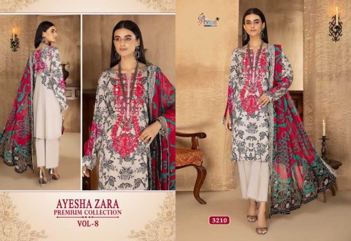 Shree Fabs Ayesha Zara Premium Collection Vol 8 Cotton Chiffon Salwar Suit Catalog 5 Pcs 7 510x351 - Shree Fabs Ayesha Zara Premium Collection Vol 8 Cotton Chiffon Salwar Suit Catalog 5 Pcs