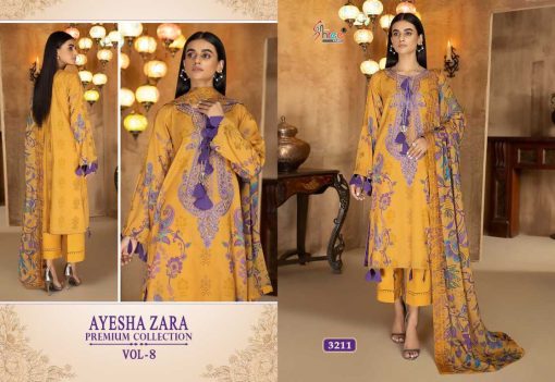 Shree Fabs Ayesha Zara Premium Collection Vol 8 Cotton Chiffon Salwar Suit Catalog 5 Pcs 9 510x351 - Shree Fabs Ayesha Zara Premium Collection Vol 8 Cotton Chiffon Salwar Suit Catalog 5 Pcs