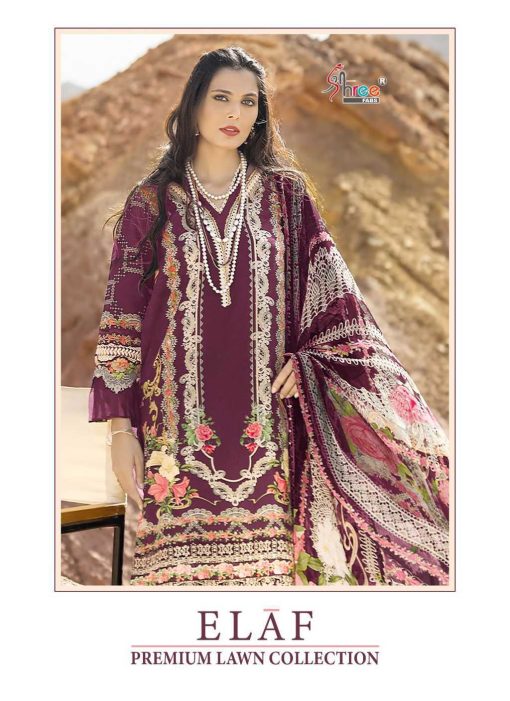 Shree Fabs Elaf Premium Lawn Collection Chiffon Cotton Salwar Suit Catalog 4 Pcs 5 510x701 - Shree Fabs Elaf Premium Lawn Collection Chiffon Cotton Salwar Suit Catalog 4 Pcs