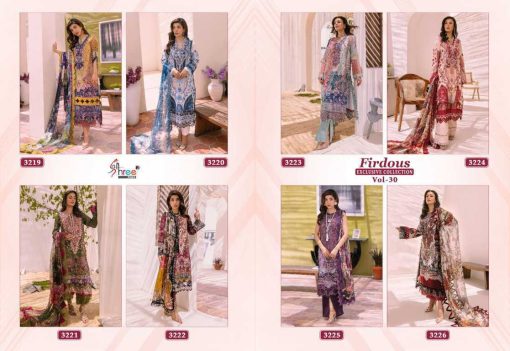 Shree Fabs Firdous Exclusive Collection Vol 30 Cotton Chiffon Salwar Suit Catalog 8 Pcs 18 510x351 - Shree Fabs Firdous Exclusive Collection Vol 30 Cotton Chiffon Salwar Suit Catalog 8 Pcs