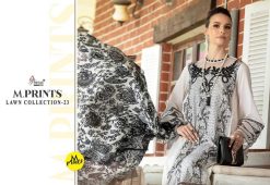 Shree Fabs M Prints Lawn Collection Vol 23 Chiffon Cotton Salwar Suit  Catalog 4 Pcs 