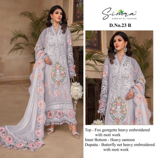 Simra DN 23 A D Georgette Salwar Suit Catalog 4 Pcs 2 510x510 - Simra DN 23 A-D Georgette Salwar Suit Catalog 4 Pcs