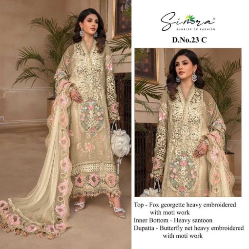 Simra DN 23 A D Georgette Salwar Suit Catalog 4 Pcs 3 510x510 - Simra DN 23 A-D Georgette Salwar Suit Catalog 4 Pcs