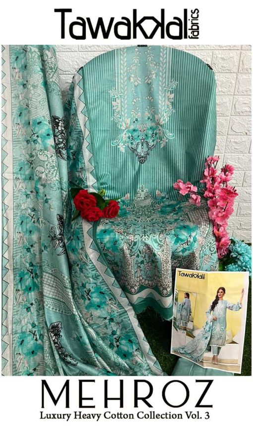 Tawakkal Mehroz Luxury Heavy Cotton Collection Vol 3 Salwar Suit Catalog 10 Pcs 15 510x857 - Tawakkal Mehroz Luxury Heavy Cotton Collection Vol 3 Salwar Suit Catalog 10 Pcs