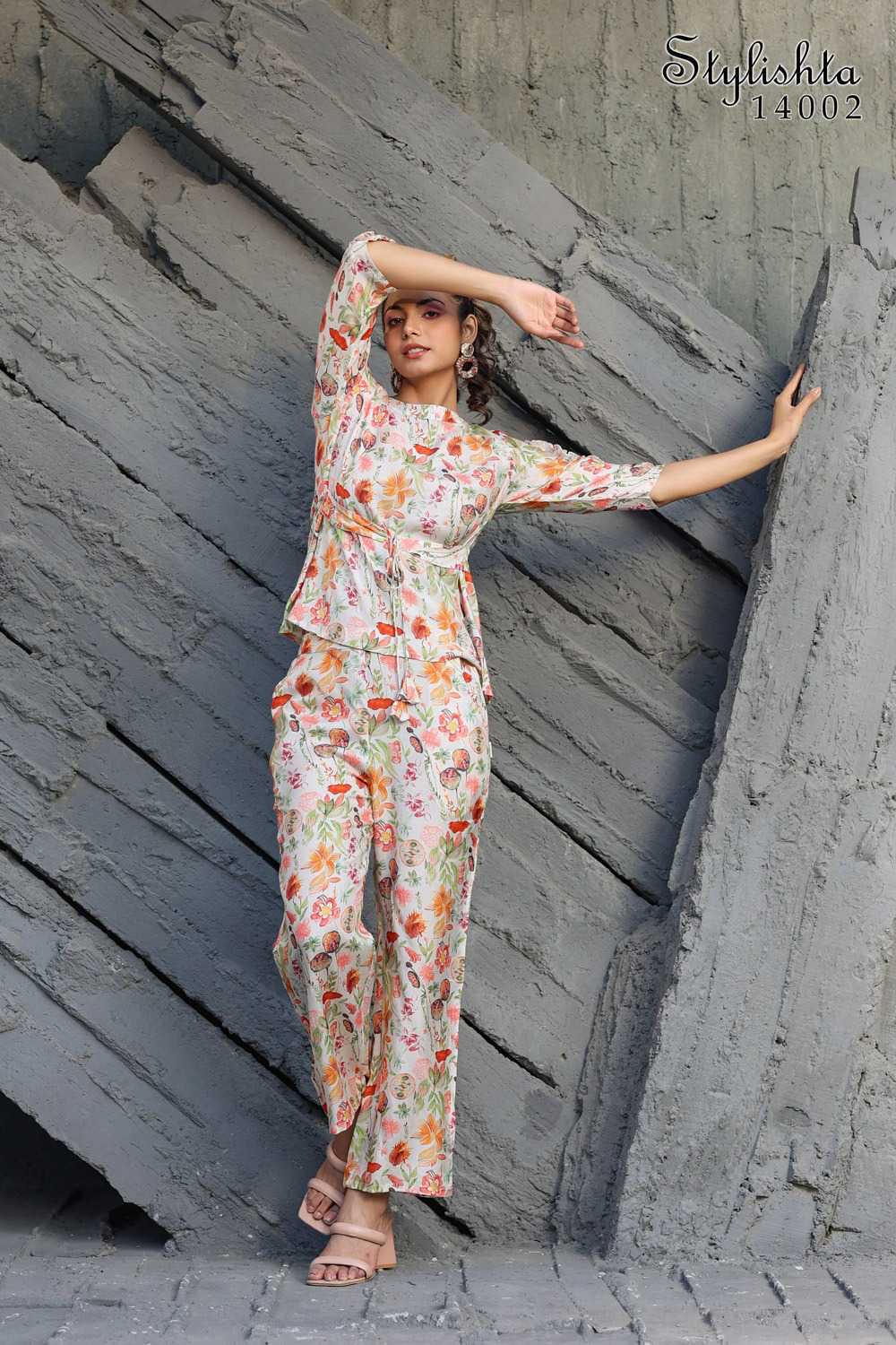 Teal Floral Print Jumpsuit - Wide-Leg Jumpsuit - V-Neck Jumpsuit - Lulus