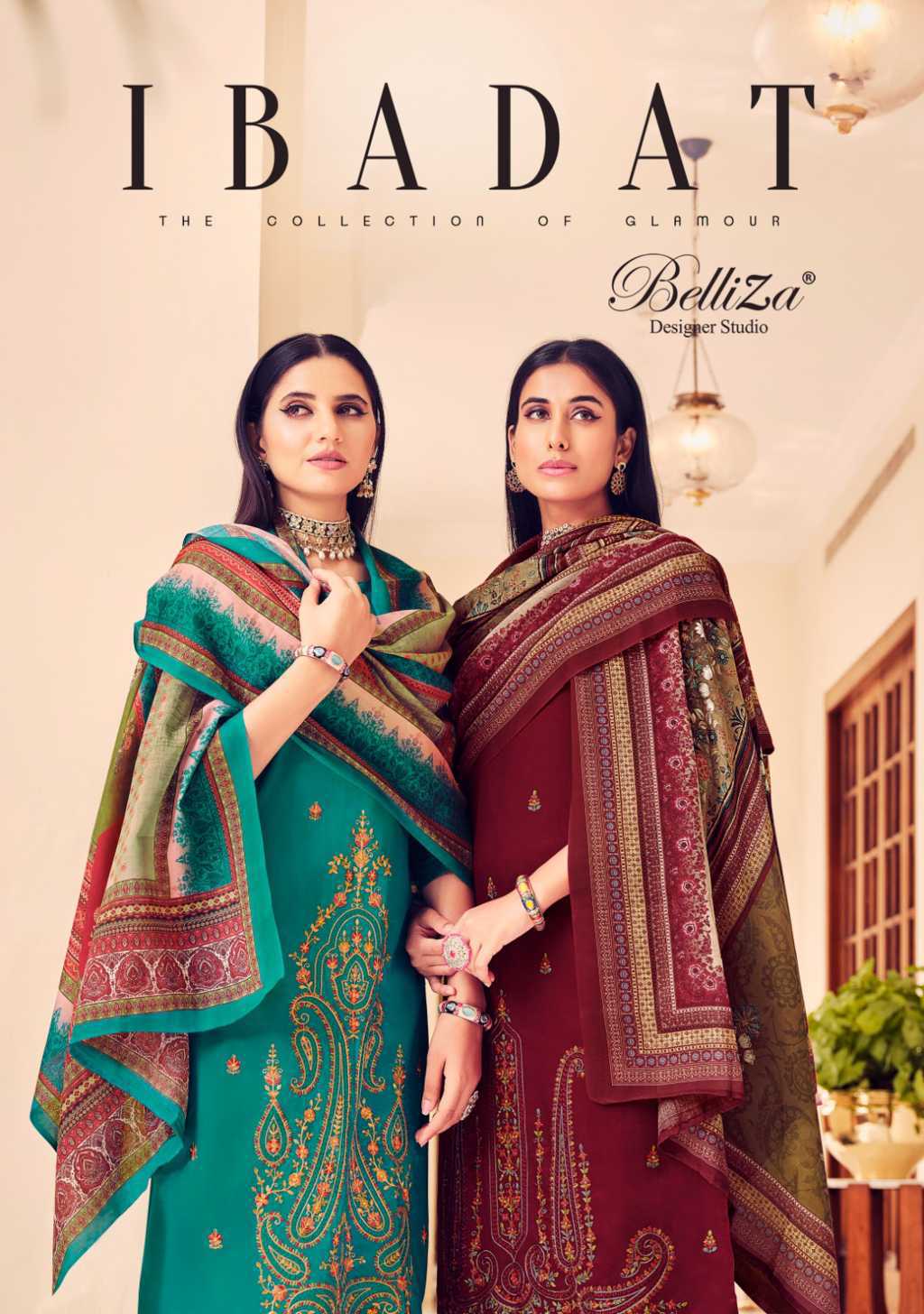 Belliza Ibadat Cotton Salwar Suit Catalog 8 Pcs 7