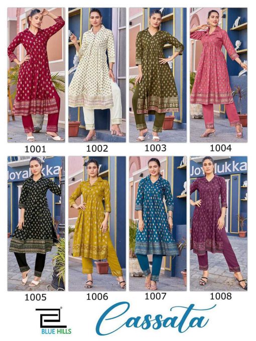 Blue Hills Cassata Kurti with Pant Rayon Catalog 8 Pcs 10 510x680 - Blue Hills Cassata Kurti with Pant Rayon Catalog 8 Pcs