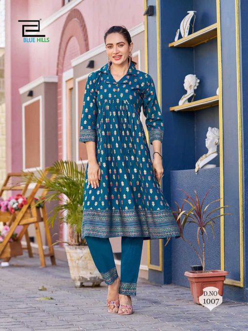 Blue Hills Cassata Kurti with Pant Rayon Catalog 8 Pcs 8 510x680 - Blue Hills Cassata Kurti with Pant Rayon Catalog 8 Pcs