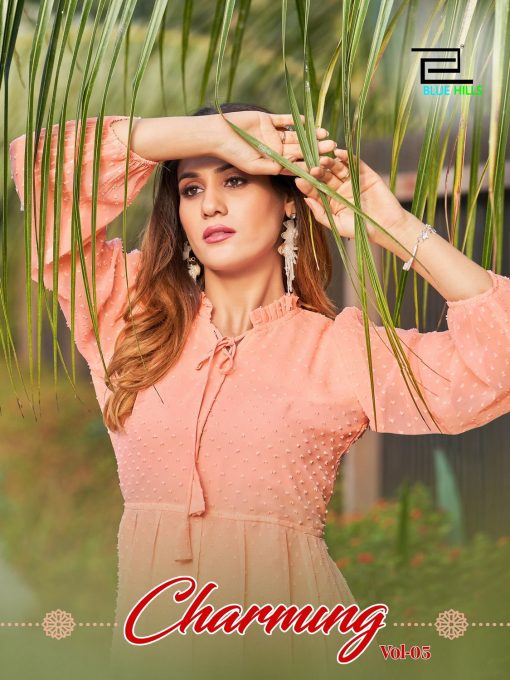 Blue Hills Charming Vol 5 Georgette Kurti Catalog 8 Pcs 9 510x680 - Blue Hills Charming Vol 5 Georgette Kurti Catalog 8 Pcs