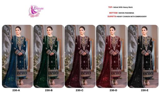 Dinsaa Ds 230 Velvet Pashmina Salwar Suit Catalog 5 Pcs 20 510x328 - Dinsaa Ds 230 Velvet Pashmina Salwar Suit Catalog 5 Pcs