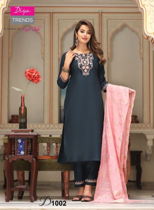 Diya Trends Anokhi Vol 1 by Kajal Style Kurti with Dupatta Bottom Muslin Catalog 8 Pcs 3 510x693 - Diya Trends Anokhi Vol 1 by Kajal Style Kurti with Dupatta Bottom Muslin Catalog 8 Pcs