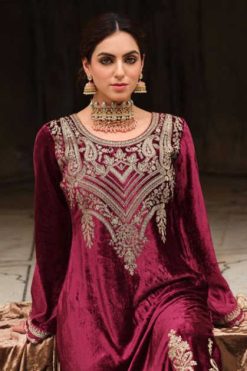 Gull Jee Mehfil E Ishq by Deepsy Velvet Pashmina Salwar Suit Catalog 6 Pcs