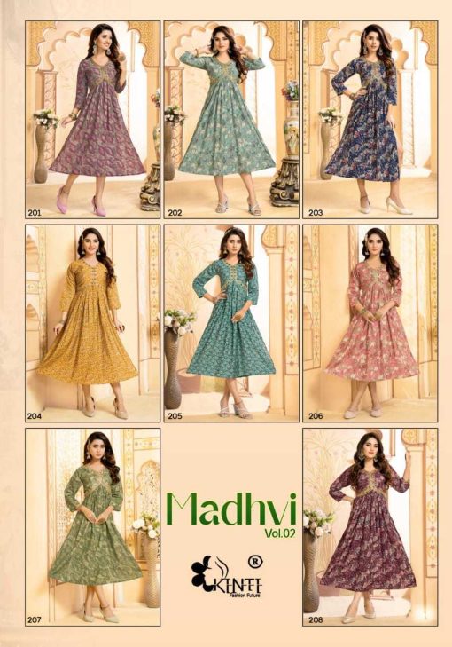 Kinti Madhvi Vol 2 Nayra Cut Silk Kurti Catalog 8 Pcs 10 510x729 - Kinti Madhvi Vol 2 Nayra Cut Silk Kurti Catalog 8 Pcs