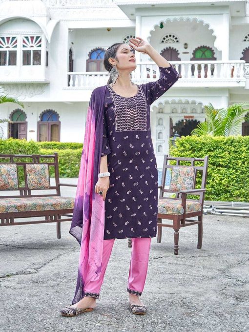 Kinti Sabhyata Vol 3 Rayon Kurti with Dupatta Bottom Catalog 6 Pcs 11 510x680 - Kinti Sabhyata Vol 3 Rayon Kurti with Dupatta Bottom Catalog 6 Pcs