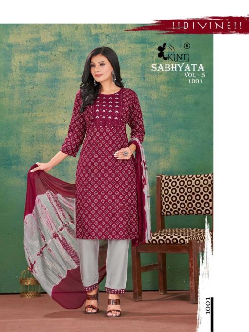 Kinti Sabhyata Vol 5 Rayon Kurti with Dupatta Bottom Catalog 6 Pcs 10 510x680 - Kinti Sabhyata Vol 5 Rayon Kurti with Dupatta Bottom Catalog 6 Pcs