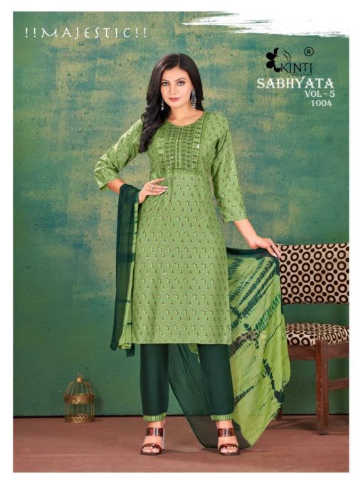 Kinti Sabhyata Vol 5 Rayon Kurti with Dupatta Bottom Catalog 6 Pcs 5 510x680 - Kinti Sabhyata Vol 5 Rayon Kurti with Dupatta Bottom Catalog 6 Pcs