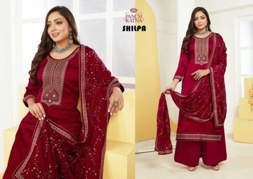 Panch Ratna Shilpa by Kessi Silk Salwar Suit Catalog 4 Pcs 1 510x361 - Panch Ratna Shilpa by Kessi Silk Salwar Suit Catalog 4 Pcs