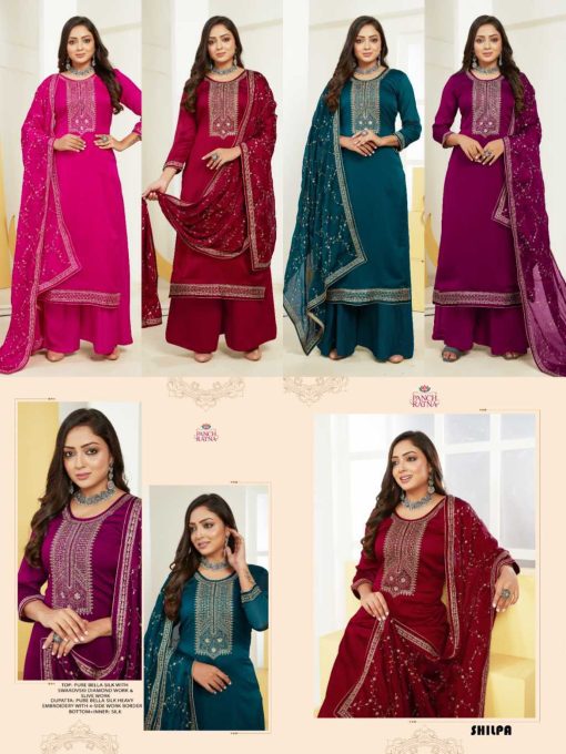 Panch Ratna Shilpa by Kessi Silk Salwar Suit Catalog 4 Pcs 5 510x680 - Panch Ratna Shilpa by Kessi Silk Salwar Suit Catalog 4 Pcs