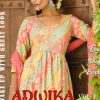 Passion Tree Adwika Vol 1 Alia Cut Kurti with Dupatta Bottom Muslin Catalog 8 Pcs