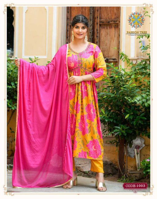 Passion Tree Adwika Vol 1 Alia Cut Kurti with Dupatta Bottom Muslin Catalog 8 Pcs 5 510x646 - Passion Tree Adwika Vol 1 Alia Cut Kurti with Dupatta Bottom Muslin Catalog 8 Pcs