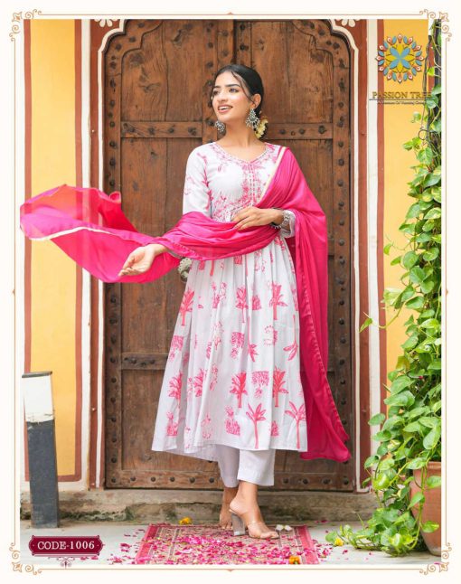 Passion Tree Adwika Vol 1 Alia Cut Kurti with Dupatta Bottom Muslin Catalog 8 Pcs 8 510x646 - Passion Tree Adwika Vol 1 Alia Cut Kurti with Dupatta Bottom Muslin Catalog 8 Pcs