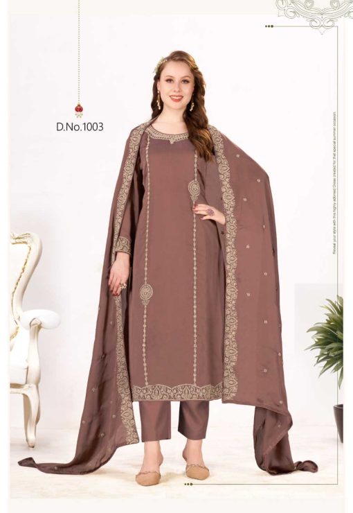 Qasr Zareen Georgette Salwar Suit Catalog 8 Pcs 12 510x740 - Qasr Zareen Georgette Salwar Suit Catalog 8 Pcs