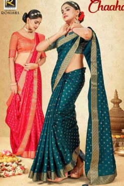 Ranjna Chaahat Silk Saree Sari Catalog 8 Pcs