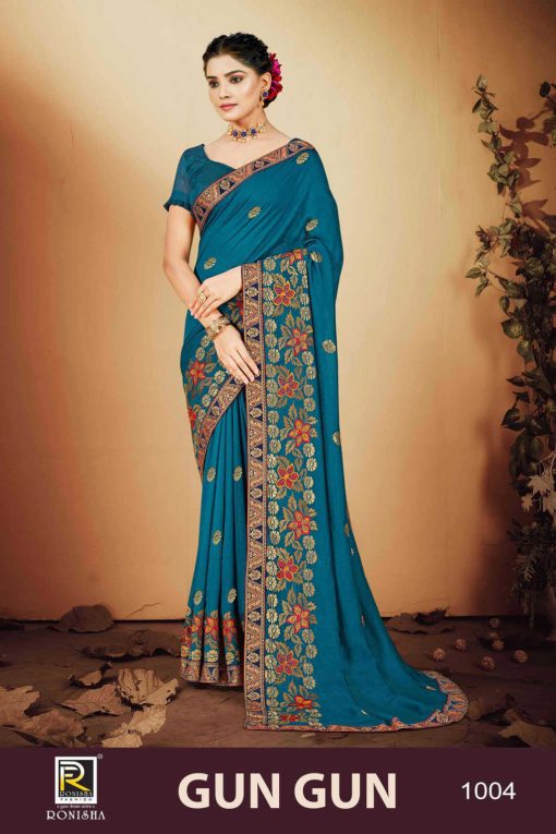 Ranjna Gun Gun Silk Saree Sari Catalog 8 Pcs 5 510x765 - Ranjna Gun Gun Silk Saree Sari Catalog 8 Pcs