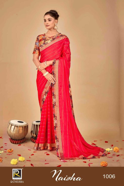 Ranjna Naisha Chiffon Saree Sari Catalog 8 Pcs 7 510x765 - Ranjna Naisha Chiffon Saree Sari Catalog 8 Pcs