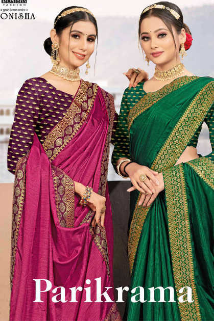 Ranjna Parikrama Silk Saree Sari Catalog 8 Pcs