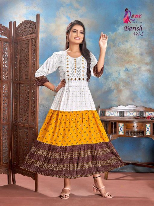 Reenx Barish Vol 2 Rayon Kurti Catalog 6 Pcs 7 510x680 - Reenx Barish Vol 2 Rayon Kurti Catalog 6 Pcs