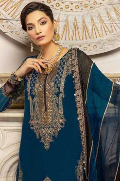 Serene S 145 A-D Georgette Salwar Suit Catalog 4 Pcs