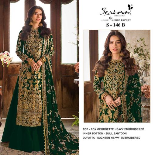 Serene S 146 A D Georgette Salwar Suit Catalog 4 Pcs 2 510x510 - Serene S 146 A-D Georgette Salwar Suit Catalog 4 Pcs