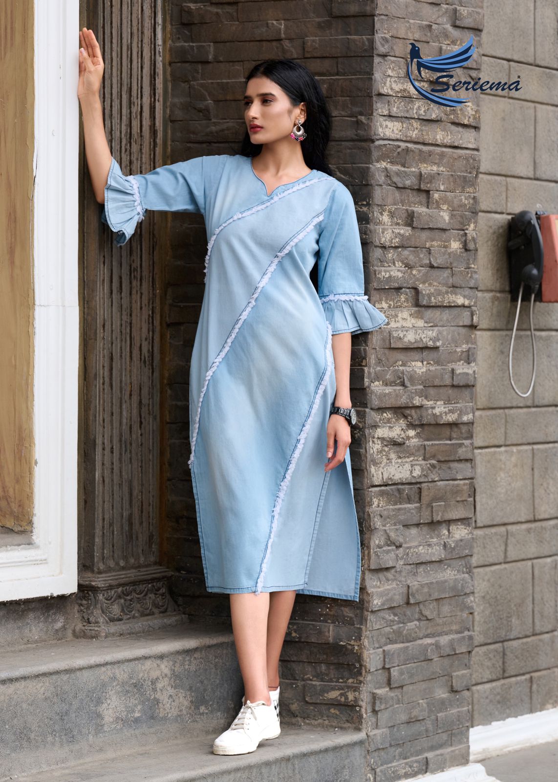 9 Trendy Kurti with Jeans Style Ideas for Women