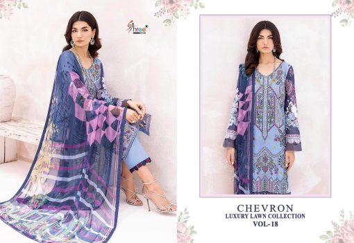 Shree Fabs Chevron Luxury Lawn Collection Vol 18 Chiffon Cotton Salwar Suit Catalog 7 Pcs 14 510x351 - Shree Fabs Chevron Luxury Lawn Collection Vol 18 Chiffon Cotton Salwar Suit Catalog 7 Pcs