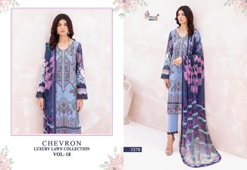 Shree Fabs Chevron Luxury Lawn Collection Vol 18 Chiffon Cotton Salwar Suit Catalog 7 Pcs 15 510x351 - Shree Fabs Chevron Luxury Lawn Collection Vol 18 Chiffon Cotton Salwar Suit Catalog 7 Pcs