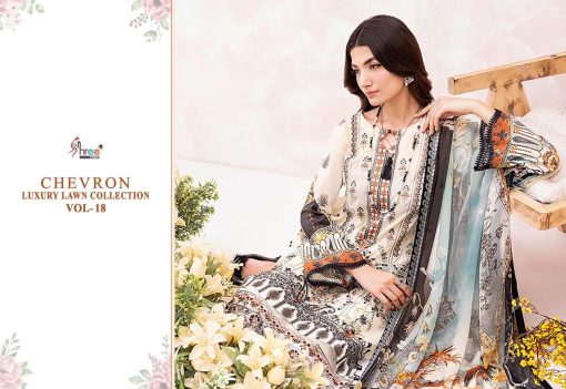 Shree Fabs Chevron Luxury Lawn Collection Vol 18 Chiffon Cotton Salwar Suit Catalog 7 Pcs 4 510x351 - Shree Fabs Chevron Luxury Lawn Collection Vol 18 Chiffon Cotton Salwar Suit Catalog 7 Pcs