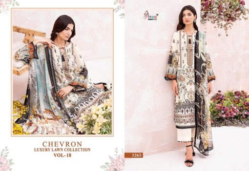 Shree Fabs Chevron Luxury Lawn Collection Vol 18 Chiffon Cotton Salwar Suit Catalog 7 Pcs 5 510x351 - Shree Fabs Chevron Luxury Lawn Collection Vol 18 Chiffon Cotton Salwar Suit Catalog 7 Pcs