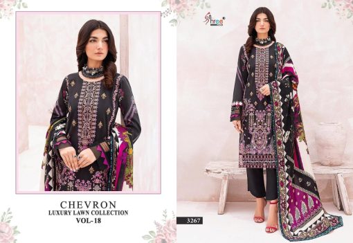 Shree Fabs Chevron Luxury Lawn Collection Vol 18 Chiffon Cotton Salwar Suit Catalog 7 Pcs 9 510x351 - Shree Fabs Chevron Luxury Lawn Collection Vol 18 Chiffon Cotton Salwar Suit Catalog 7 Pcs