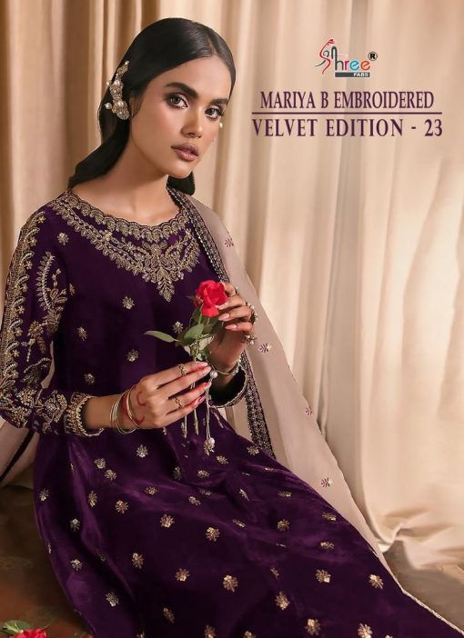 Shree Fabs Mariya B Embroidered Velvet Edition Vol 23 Velvet Pashmina Salwar Suit Catalog 6 Pcs 1 510x702 - Shree Fabs Mariya B Embroidered Velvet Edition Vol 23 Velvet Pashmina Salwar Suit Catalog 6 Pcs