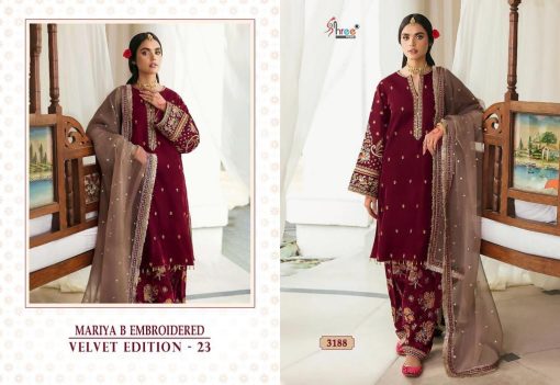 Shree Fabs Mariya B Embroidered Velvet Edition Vol 23 Velvet Pashmina Salwar Suit Catalog 6 Pcs 6 510x351 - Shree Fabs Mariya B Embroidered Velvet Edition Vol 23 Velvet Pashmina Salwar Suit Catalog 6 Pcs