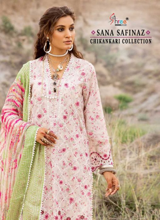 Shree Fabs Sana Safinaz Chikankari Collection Chiffon Cotton Salwar Suit Catalog 6 Pcs 1 510x701 - Shree Fabs Sana Safinaz Chikankari Collection Chiffon Cotton Salwar Suit Catalog 6 Pcs