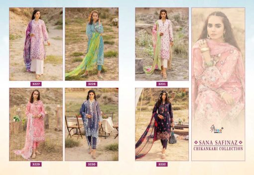 Shree Fabs Sana Safinaz Chikankari Collection Chiffon Cotton Salwar Suit Catalog 6 Pcs 13 510x351 - Shree Fabs Sana Safinaz Chikankari Collection Chiffon Cotton Salwar Suit Catalog 6 Pcs