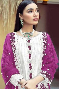 Simra DN 18 E-H Georgette Salwar Suit Catalog 4 Pcs