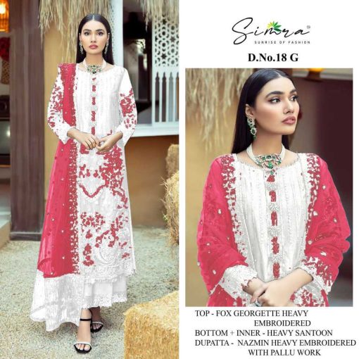 Simra DN 18 E H Georgette Salwar Suit Catalog 4 Pcs 3 510x510 - Simra DN 18 E-H Georgette Salwar Suit Catalog 4 Pcs