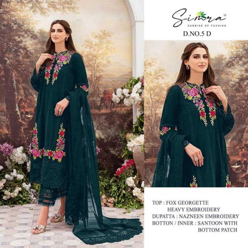 Simra DN 5 C F Georgette Salwar Suit Catalog 4 Pcs 2 510x510 - Simra DN 5 C-F Georgette Salwar Suit Catalog 4 Pcs